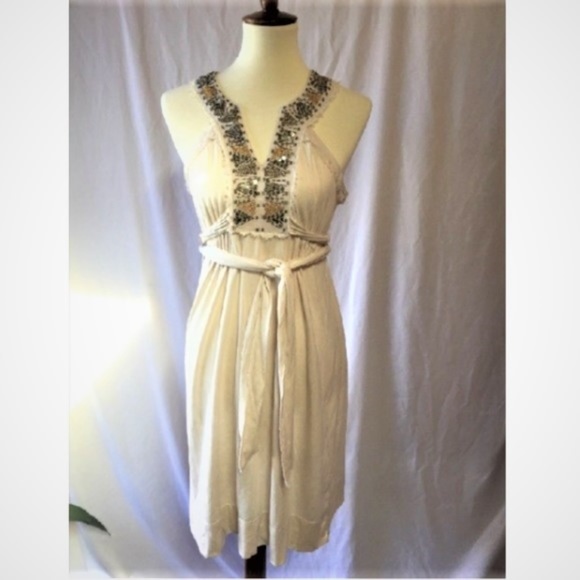 Banana Republic Dresses & Skirts - Banana Republic Cotton Heritage Beaded Dress M